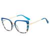 Anti-blue Light Glasses Metal Cat Eye Eyewear Women Men Daily Leisure Eyeglasses Blue Light Blocking Man Lady Computer Eyeglas