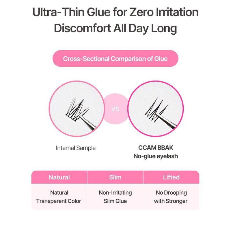ccam bbak - No Glue Lash - 5 Types