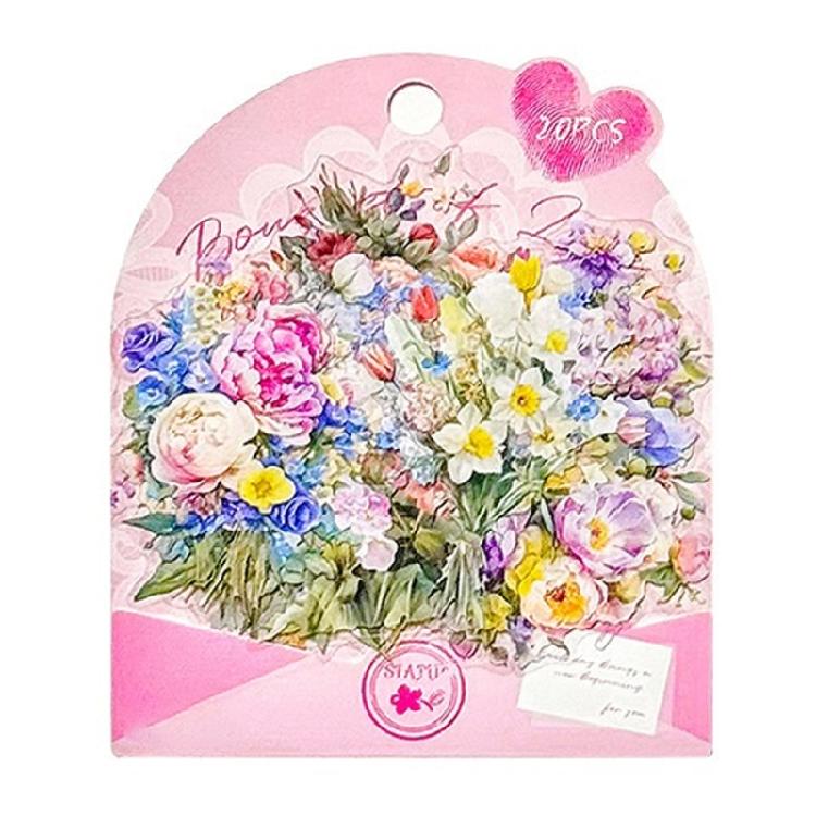 Wasserdichter Deko-Sticker für Scrapbooking, Briefe, Scrapbooking-Sticker, Scrapbook-Zubehör, Künstlerischer Sticker