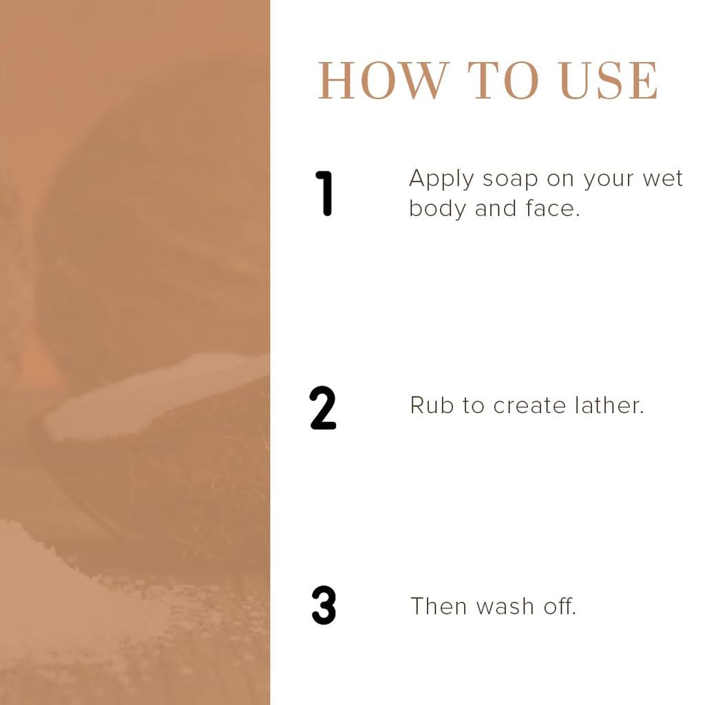 KHADI NATURAL Coconut Milk & Honey Herbal Bath Soap For Soft Glowing Skin Long Lasting Moisture All Skin Types Pack of 1 125g X 5pcs