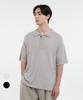 Dekkoloso Boucle Button Collar Oversized Short Sleeve Knit - 2 Colors