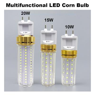 G12 Led Corn Light Bulbs Bulb 12W Warm White 10W 15W 20W Cool Neutral 220V 240V 85-265V Pc Cover Shell 360 Beam Lampada Smd2835