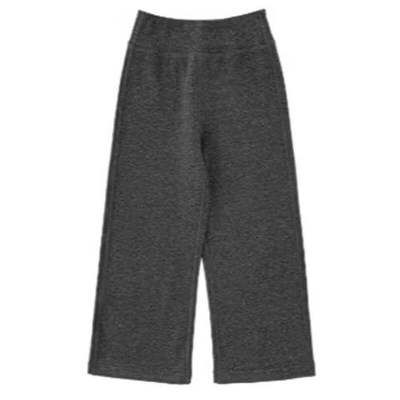 

Girls Solid High-Waist Straight-Leg Casual Pants #160