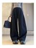 Women's High Waist Fleece-Lined Wide Leg Sweatpants - Autumn/Winter Slimming Casual Sports Pants
