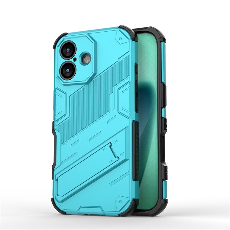 Phone Holder Case For iPhone 17 Case Shockproof Anti-knock Armor Full Back Cover For iPhone 17 Case For iPhone 17 Air 17 Pro Max