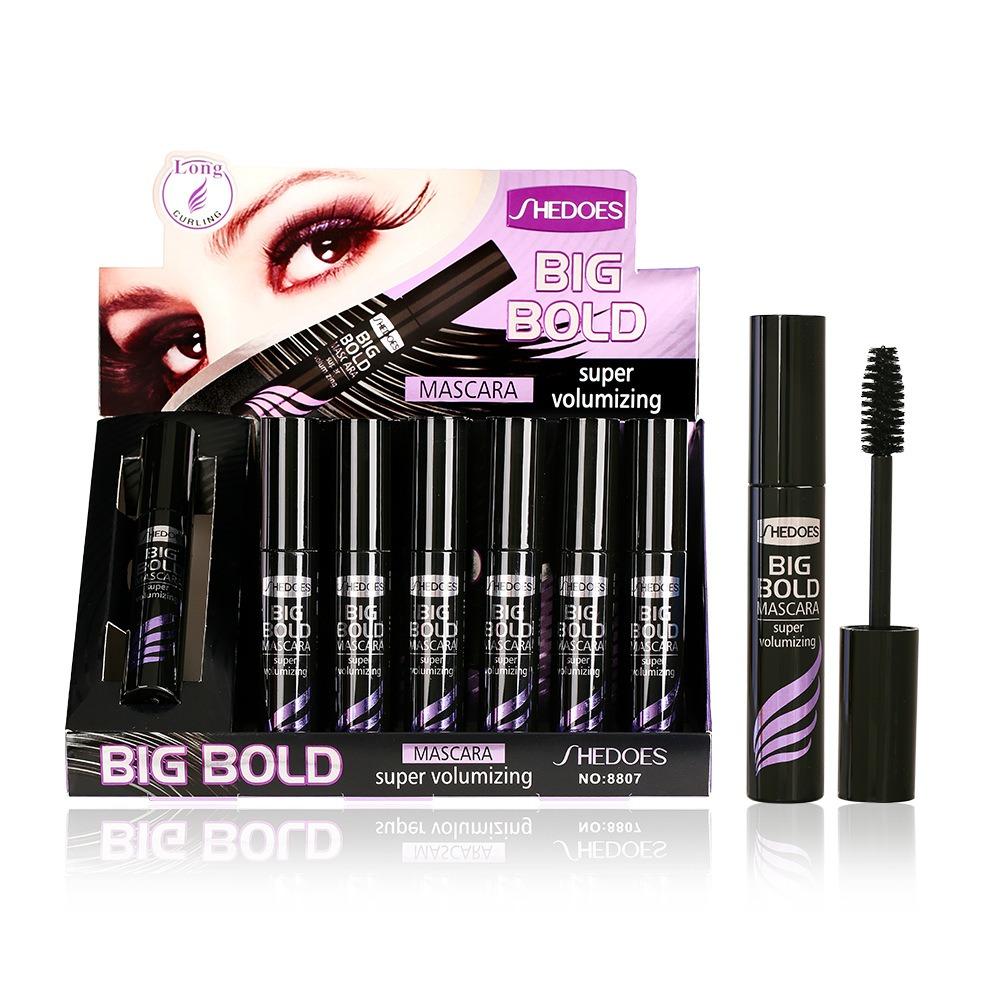 Thick Curly Long-lasting Mascara Waterproof Sweatproof Mascara Easy To Remove Makeup Anti Halo Dyeing Mascara Non Caking Eye Black