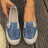 Fashion 2025 Autumn Canvas Shoes Breathable Casual Shoes Slip-On Hemp Shoes  Women Footwear