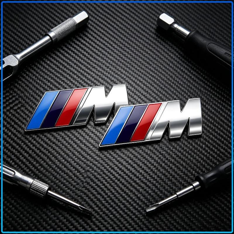 Car Sticker Emblem ABS Car Body Trim Decal Badge Exterior Modification For BMW M Performance 1 3 5 7 Series M3 M4 M5 M6 X1 X3 X5 X6 X7 E30 E34 E36 E39