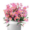 Artificial Daisies Fake Flowers UV Resistant Shrubs, Hanging Plants Garden Porch Home Wedding Farmhouse Decor Daisies Flowers