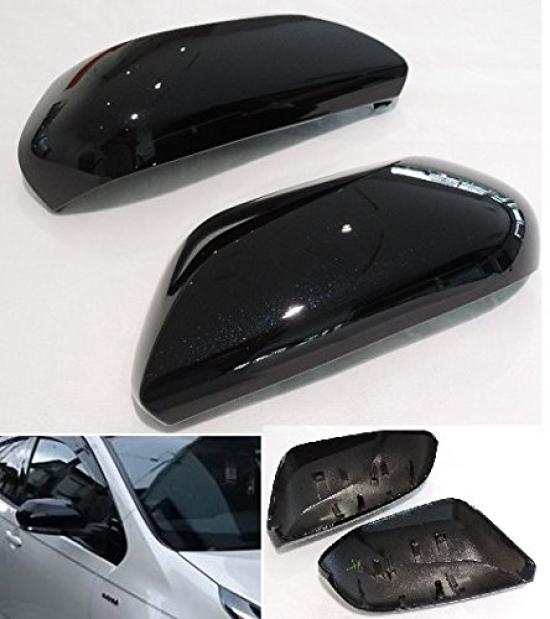 Genuine Toyota Door Mirror Covers and Right for the 50 Series Prius and 50 Series Prius 218 Attitude Black Mica with Black Edges Japanese Genuine