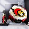 Ottawa Hockey Team Umbrella Folding Umbrella, Automatic Umbrella 8-Frame for Travel, Camping Use Gift for Halloween Christmas