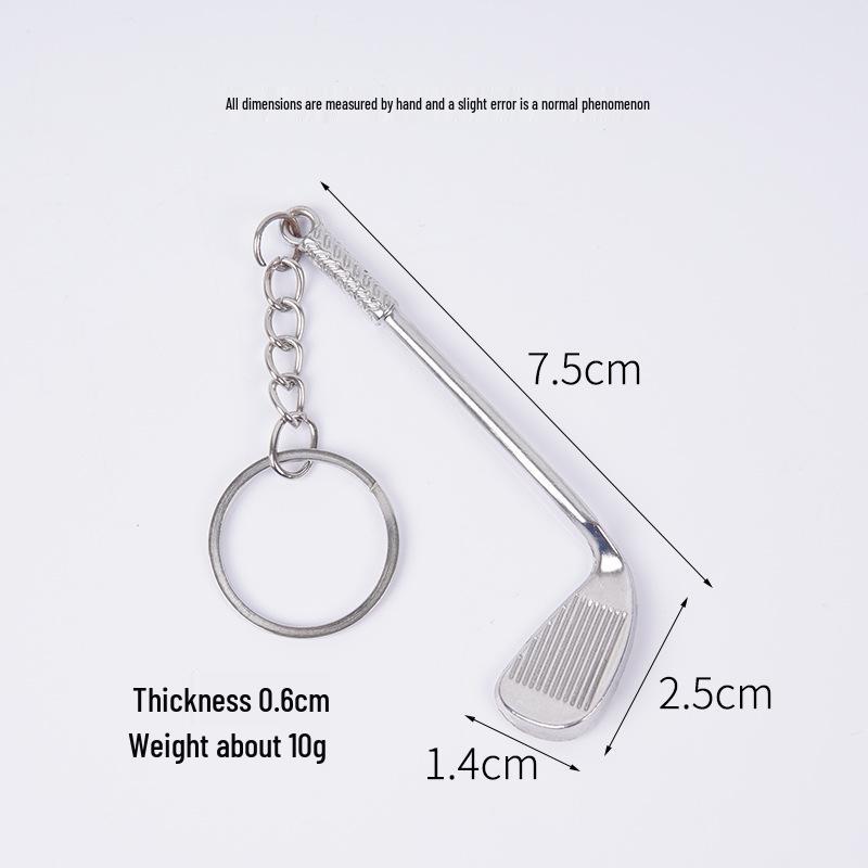 

Golf Ball Keychain Pendant: Creative Sports Accessory for Couples