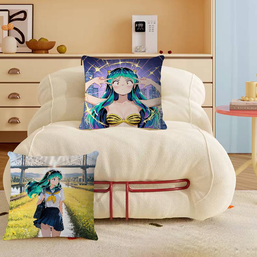 U-Urusei Yatsura Personalized Pillow Dust Cover Bedroom Kids Party Decoration Pillowcase Birthday Children Gift