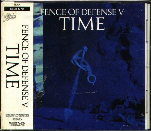 

CD FENCE OF DEFENSE - V Time ESCB1072 Epic 1990 Japan Rock Used