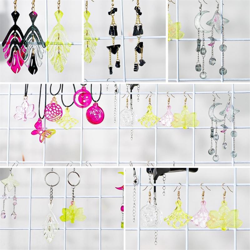 Premium Silikon Engel Flügel Ohrringe Form Schmuckherstellung Form Silikon Textur Geeignet für Handgemachtes Schmuckdesign