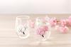 [Authentic] Marumo Takagi Ceramic Temperature-Controlled Sakura Free Glass Set (Pair) - Enjoy the Cherry Blossoms In Full Bloom! Perfect As a Gift for