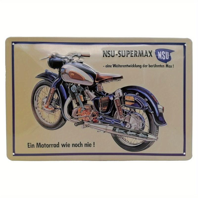 Vintage Female Silhouette Metal Tin Sign for Bar & Garage