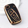 3Buttons Car Flip Key Case Cover Shell Fob Bag For Fiat 500 Panda Stilo Punto Doblo Grande Bravo 500 Ducato Minibus Auto Key Fob