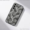 Vintage Lace Phone Case For Samsung S25,S24,S21,S22,S23,S30,Ultra,S20,Plus,Fe,Lite,5G Black Cover