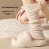 Women's Knee-Length and Over-the-Knee Plush Winter Socks, Thickened for Warmth