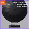 Xiaomi Umbrelă de înaltă calitate cu zece oase, 130 cm / 51,18 inci, cadru de umbrelă ranforsat, rezistentă la vânt și impermeabilă, umbrelă manuală mare