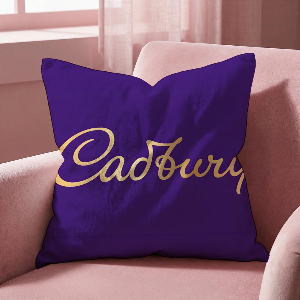 Cadbury Cushion Cover Multi-Scene Pillow Cover for Home & Car - Reversible, Soft & Durable for Daily Use