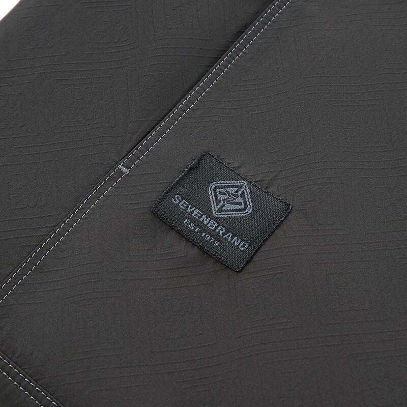 Septwolves Men's Jacquard Stand Collar Workwear Jacket