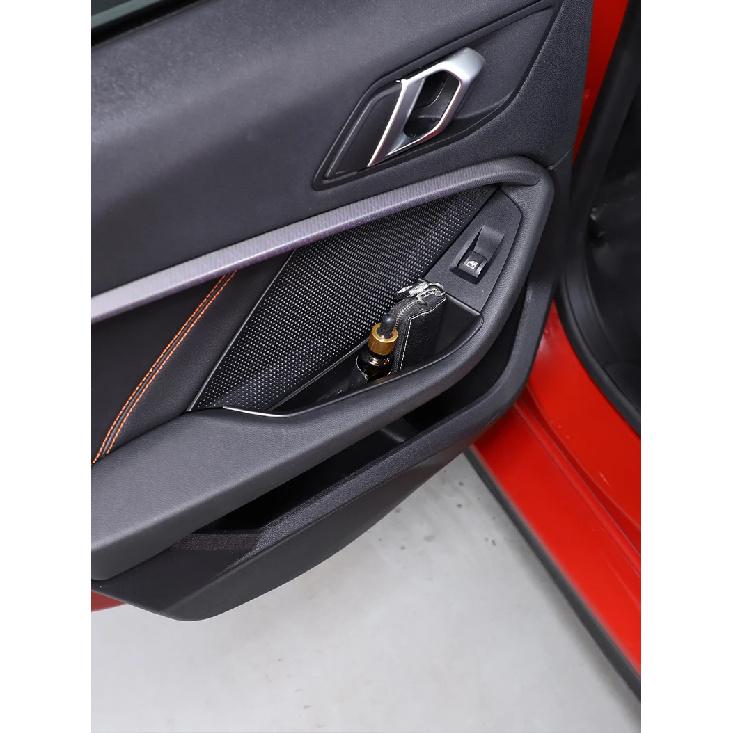 For BMW 1 2 Series F40 F44 2020+ ABS Car Front and Rear Door Inner Handle Armrest Storage Box Mobile Phone Tray Car Accessories