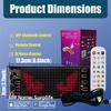 LED Matrix Panel with AI Voice Control, App Programmable Pixel Sign for Car with Flexible Scrolling Text & Animation Display