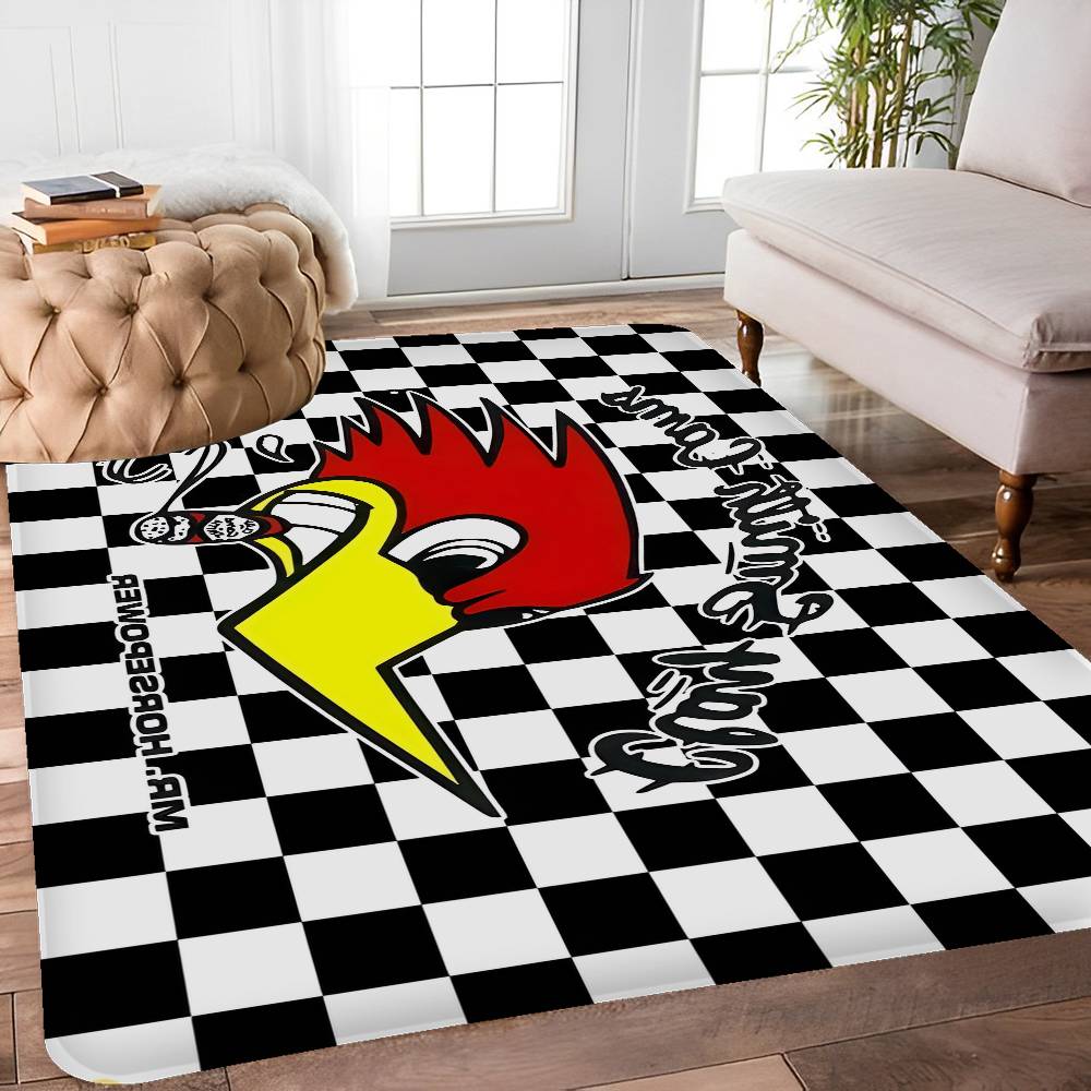 Mr H-Horsepower Clay Smith Room Mats Retro Multiple Choice Living Room Kitchen Rug Non-Slip Welcome Rug