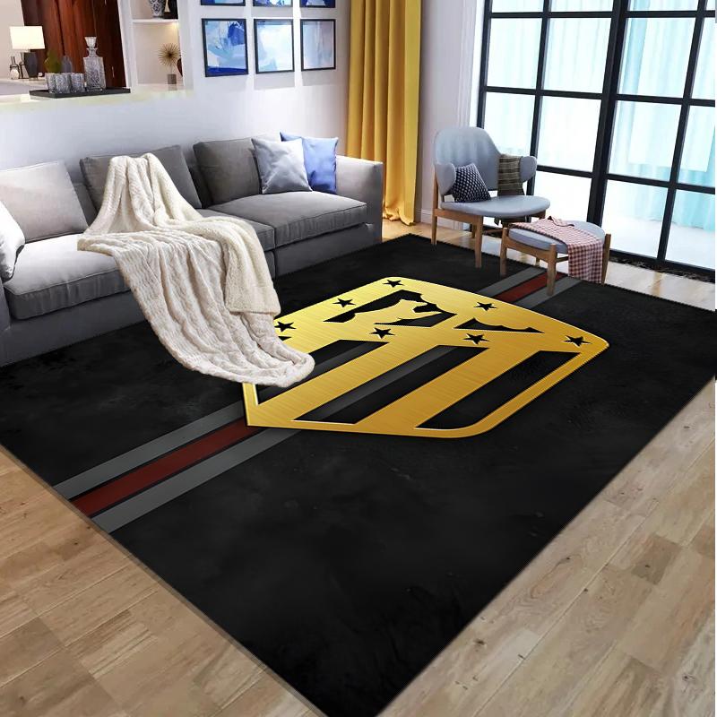 Football Club Pattern Rug, Indoor/Outdoor Mat, for Picnic, Gameroom, Bedroom, Office, Living Room, Home Decor Carpet, Birthday Gift
