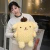 Japanese Anime Peripherals Sanrio Pom Pom Purin Doll Soft Stuffed Anime Plushies Pompompurin Plush Toy Sofa Bed Home Decor Gifts