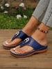 toe flip-flops sandals outside the beach casual thick sole wear-resistant explosion spot
