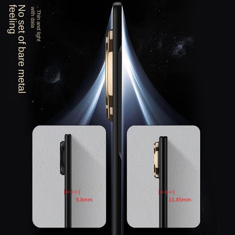 0.6mm Ultra-thin Micro-Polished Frosted Glass Protective Case for Honor Magic V5 All-inclusive Protect Cover