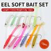 12pcs Soft Soft Lure Mixed Color Artificial Bait Sports Silicone Bait Shad  Sea Fishing