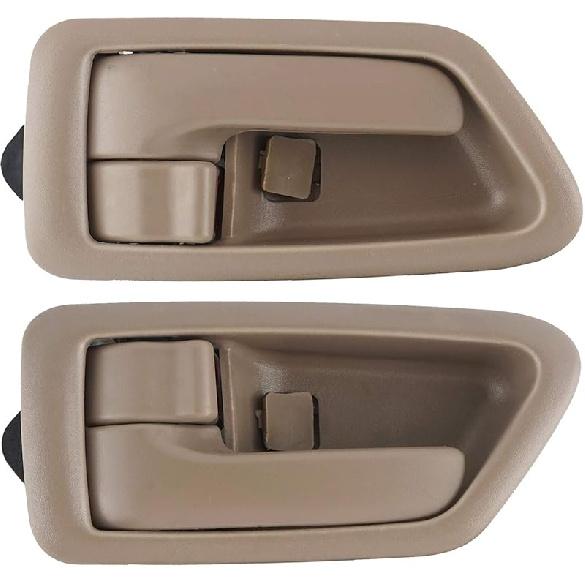 NPAUTO Ide Interior Door Handles Pair Front Rear Driver Passenger Side Replacement For 1997 1998 1999 2000 2001 Toyota Camry Gray
