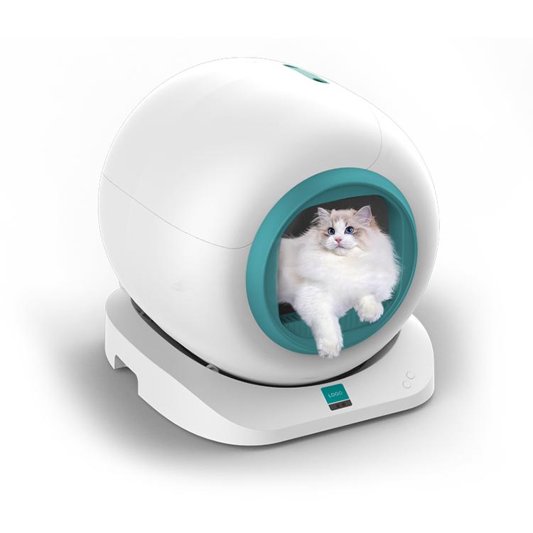 

App Controlled Smart Automatic Cat Litter Box ABS Plastic with Accessories for Small Animals