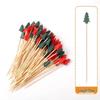 Disposable Bamboo Christmas Tree Cocktail Picks & Fruit Skewers