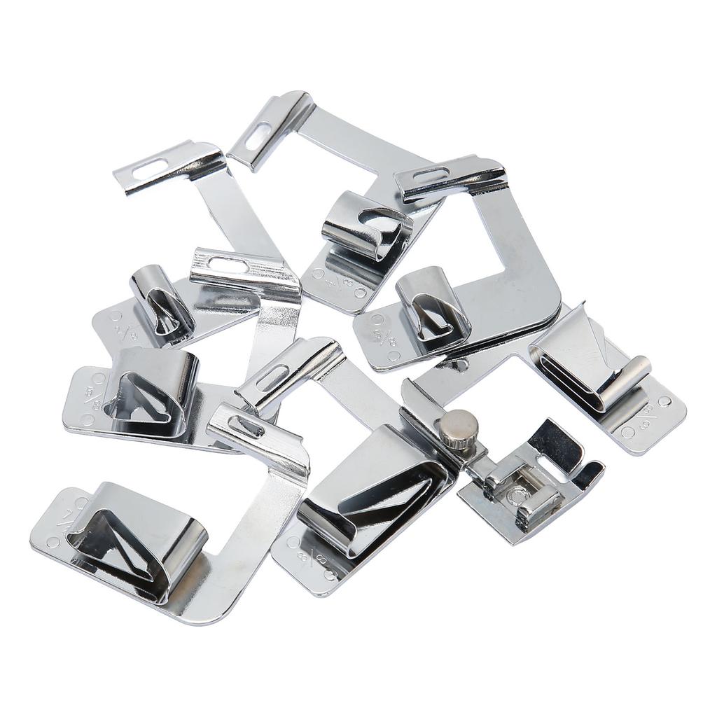 Rolled Hem Presser Foot Multifunctional Rolled Hem Sewing Machine Presser Foot Set for Hemming Foot Kit