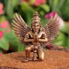 Idol Garuda din Alamă Mini Murti pentru Templul de Acasă, Birou și Bordul Mașinii |
