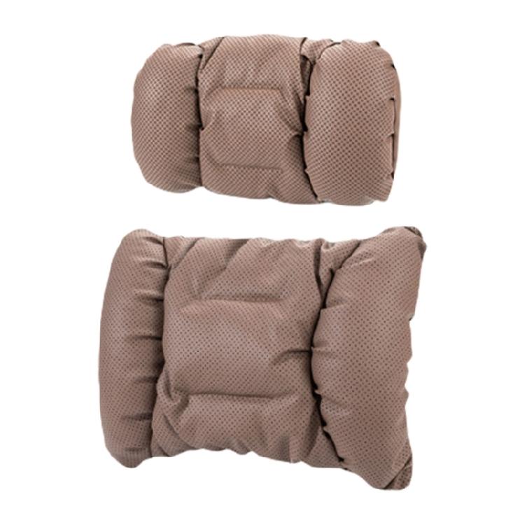 

Orthopedic Vehicle Comfort Focused Automotive Pillow Set Ergonomic Head Neck Support With Breathable Synthetic Leather