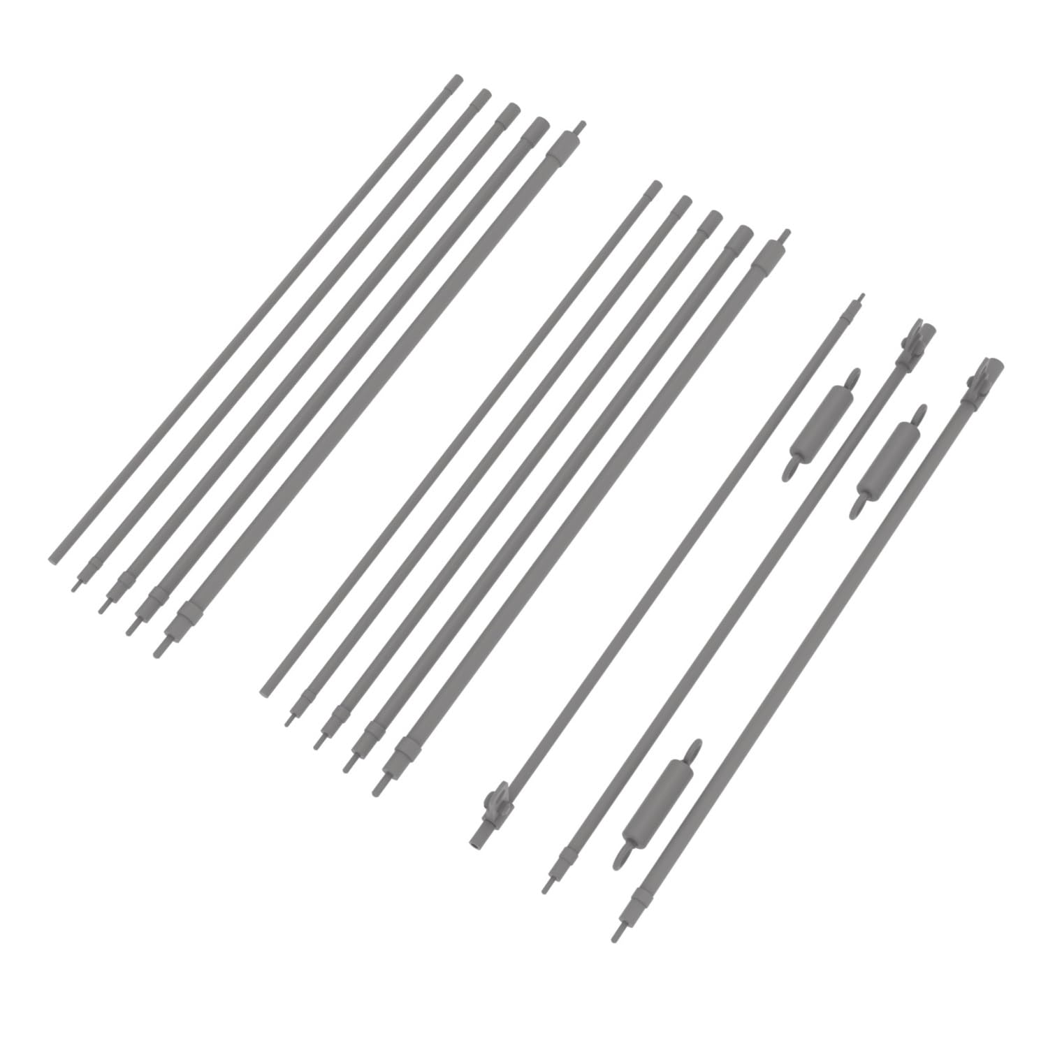 

HD Models WWII American Radio Set of Plastic Model HDM35249 1/35 5-piece Antenna, 3, Parts, (Military)