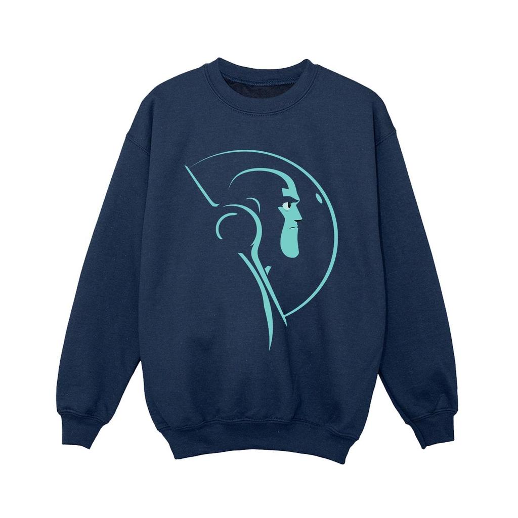 Disney Boys Lightyear Space Helmet Stare Sweatshirt
