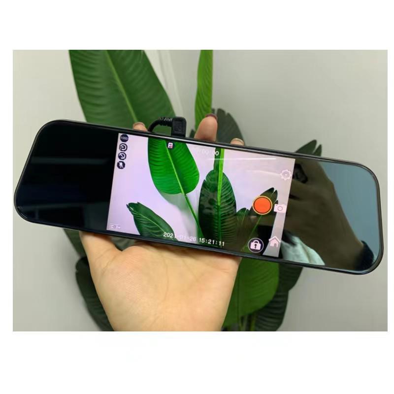 Dual-Objektiv 1080P DVR Dashcam: Aufnahme vorne und hinten, Nachtsicht, HD-Streaming-Rückspiegel