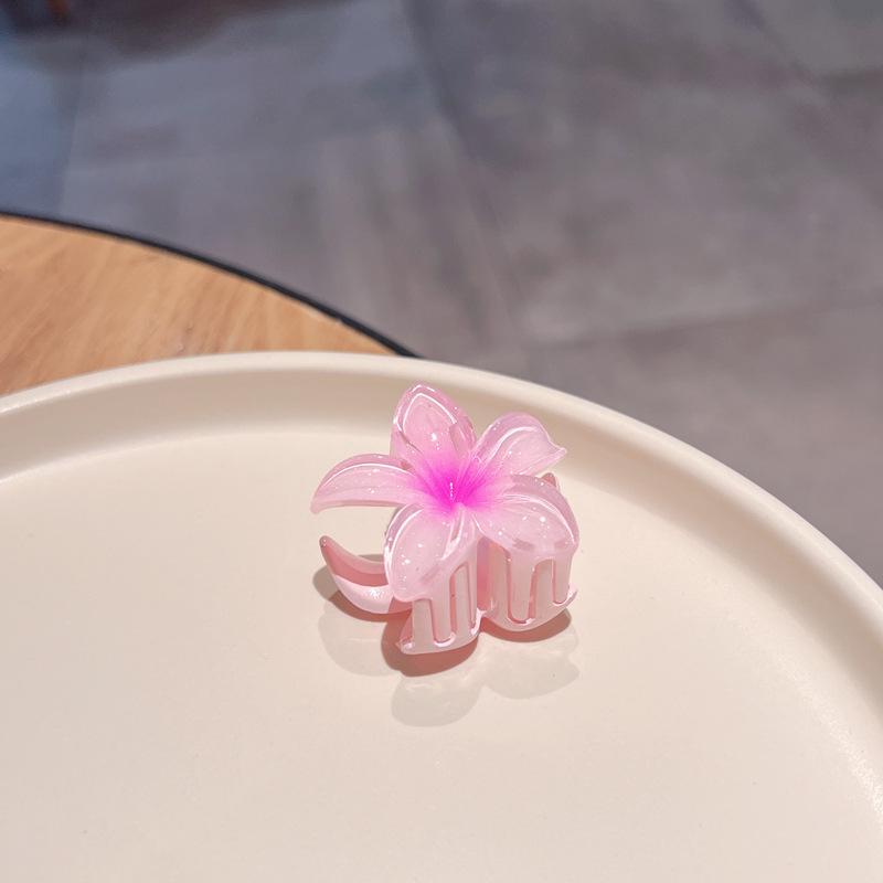 Plumeria Candy Color Fairy Hair Clip - Elegant Shark Clip Accessory