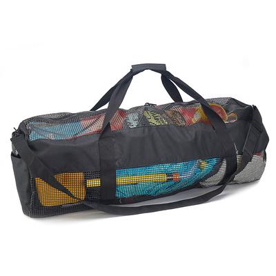 Multifunctional Snorkeling Equipment Storage Bag Large Capacity Beach Storage Bag Mesh Gear Bag for Surfing Swiming Scuba Diving