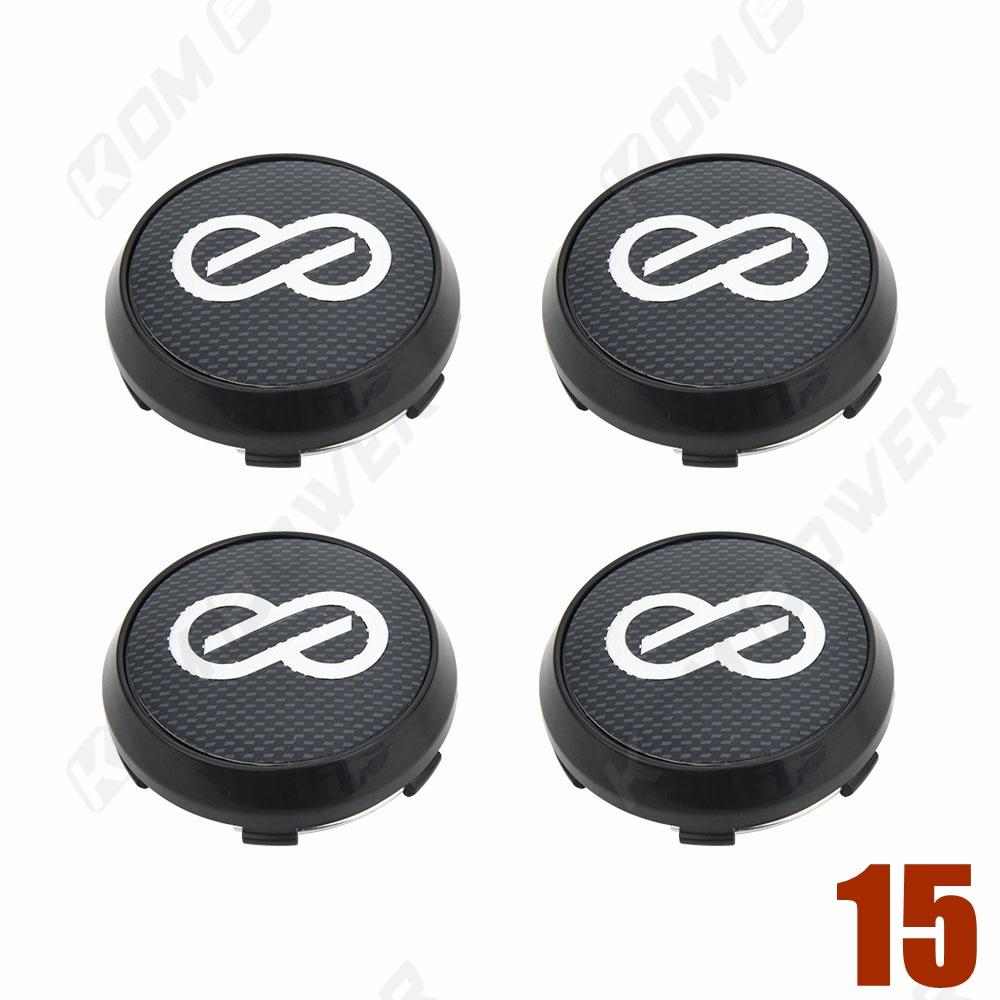ASZ1 4PCS OD 68MM / ID 64MM Sport Wheel Center Cap XXR SSR ENKEI Racing Emblem Sticker Wheel Cover Cap Hubcaps Car Styling