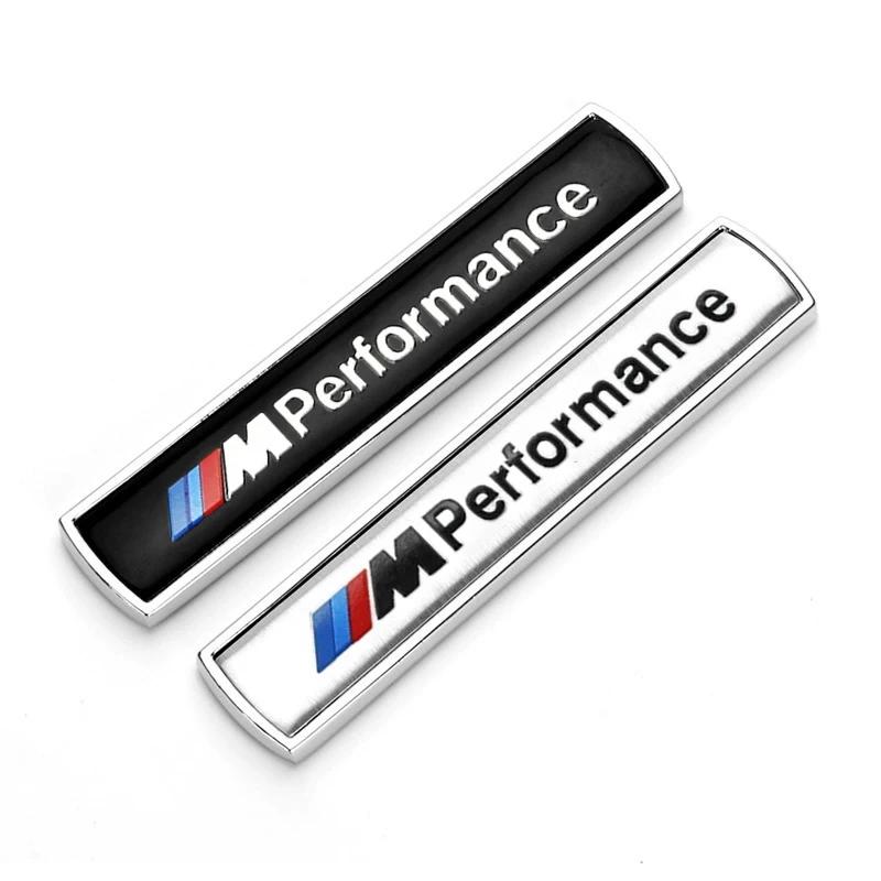 Bilemblem 3D Sportskilt Auto Bakluke/Side Skjerm Klistremerke Tilbehør For BMW E46 E60 G20 G30 M Performance M3 M5 M6 X2 X6