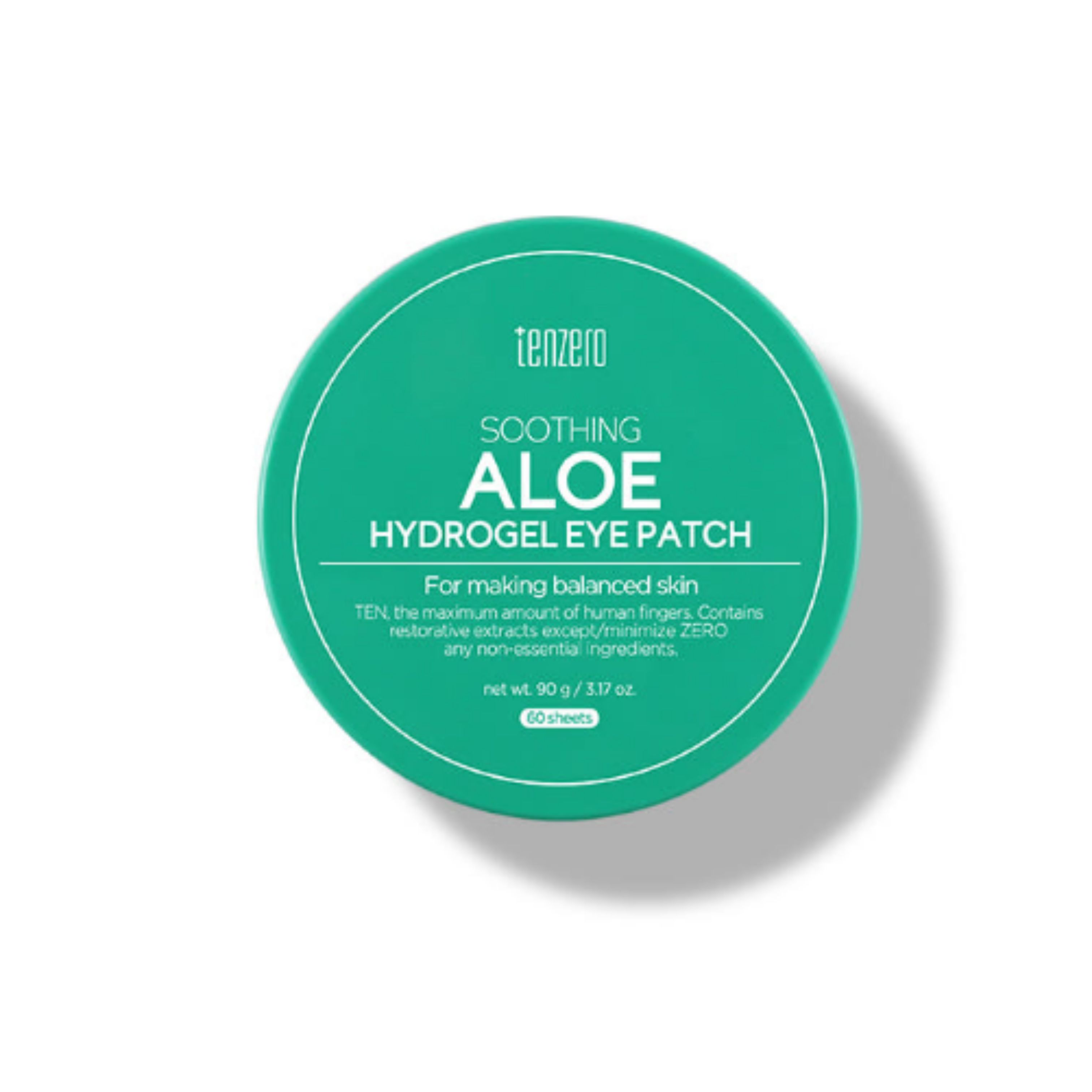 TENZERO Soothing Aloe Hydrogel Eye Patch 60pcs 90g