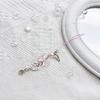 Unique Heart Phone Charm Butterfly Krychain Keyring for Girls Backpack and Bag